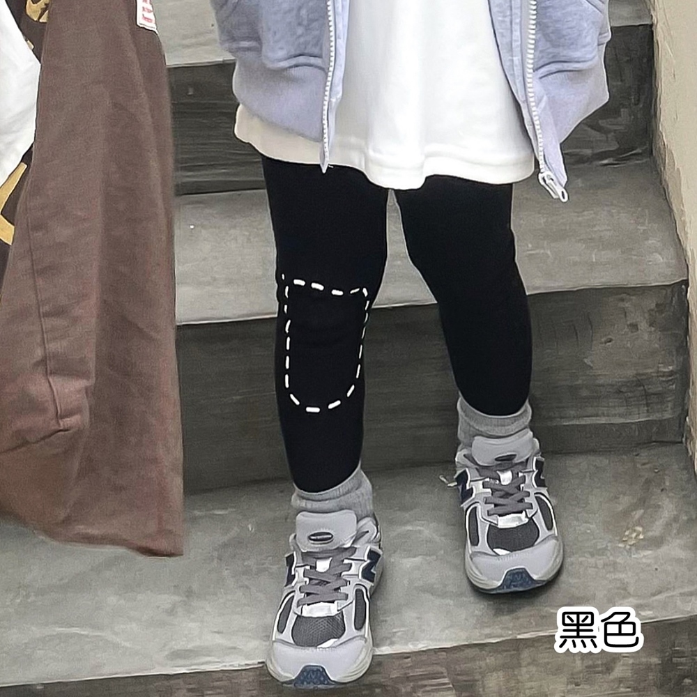 橘魔法 虛線造型刷毛內搭褲(長褲 褲子 厚長褲 中性款 男童 橘魔法 虛線造型刷毛內搭褲(長褲 褲子 厚長褲 中性款 男童