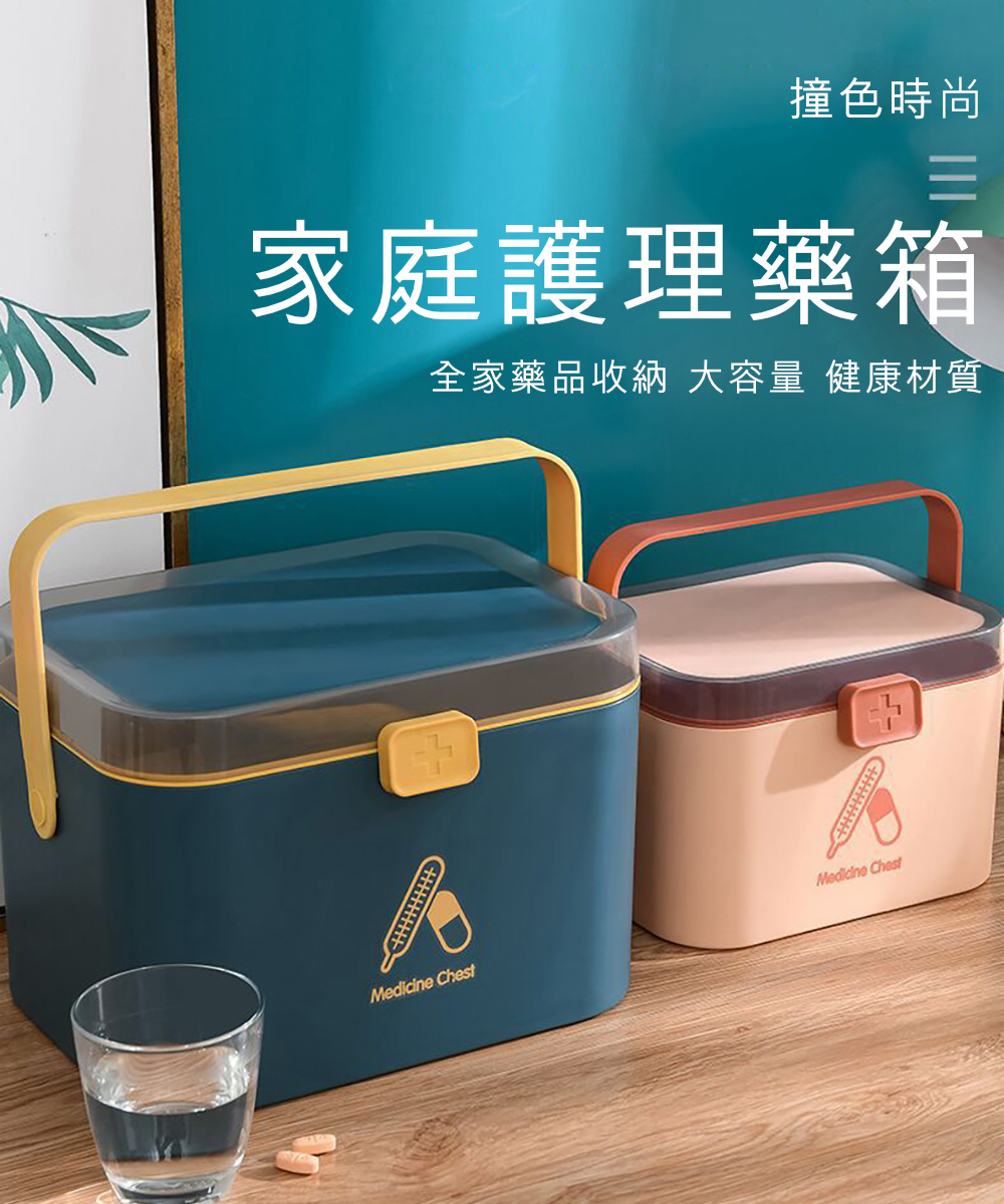 茉家 防潮防透光加厚設計雙層醫藥箱(小號1入)優惠推薦 茉家 防潮防透光加厚設計雙層醫藥箱(小號1入)優惠推薦