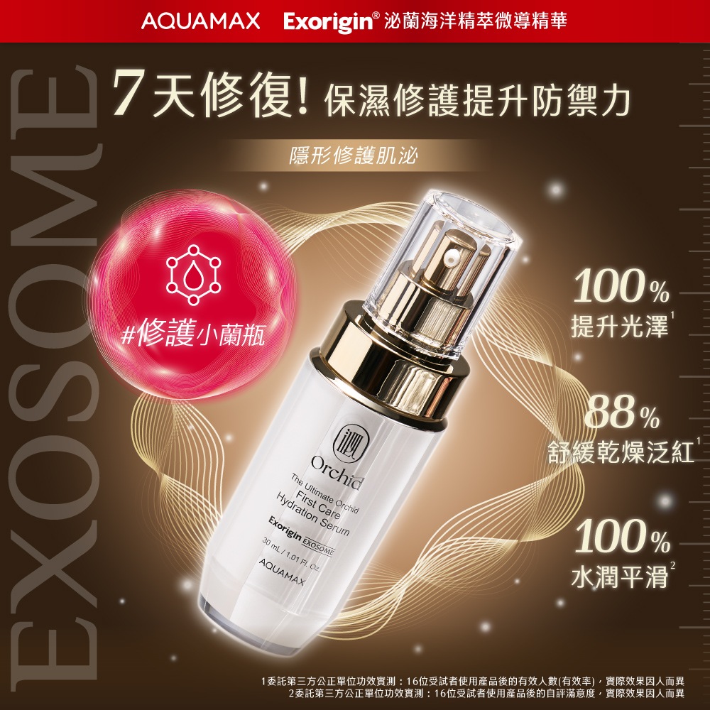 AQUAMAX 奧科美氏】全方位肌泌修護組-化妝水+精華+霜(蘭花植泌體/保濕