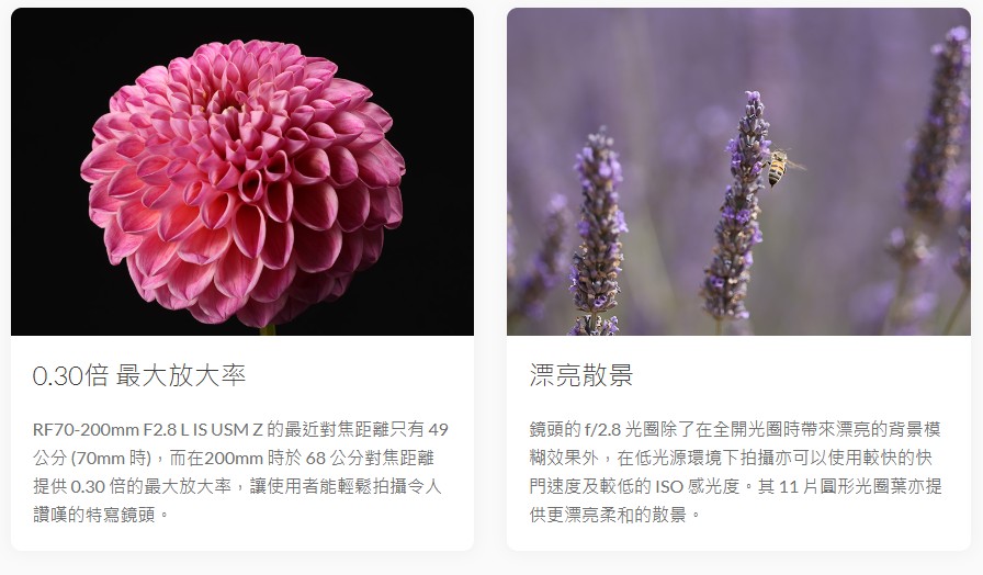 Canon佳能 RF 70-200mm F/2.8L IS USM - 詳情1