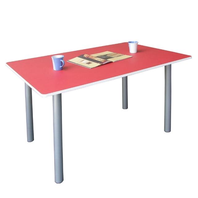 【美佳居】桌面(深60x寬120-公分)工作桌-書桌-電腦桌-會議桌(紅白色)