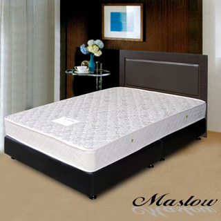 (Maslow-貴族胡桃)雙人床組-5尺(不含床墊)
