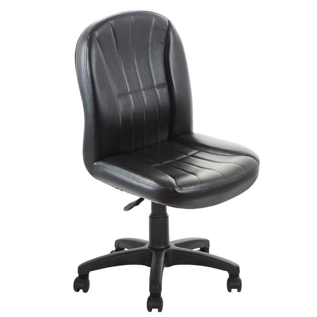 【吉加吉】高背方條 皮椅 電腦椅 TW-1012(黑色)