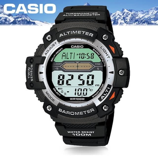 【casio 卡西欧 sports 系列】小型轻巧登山表(sgw-300h)