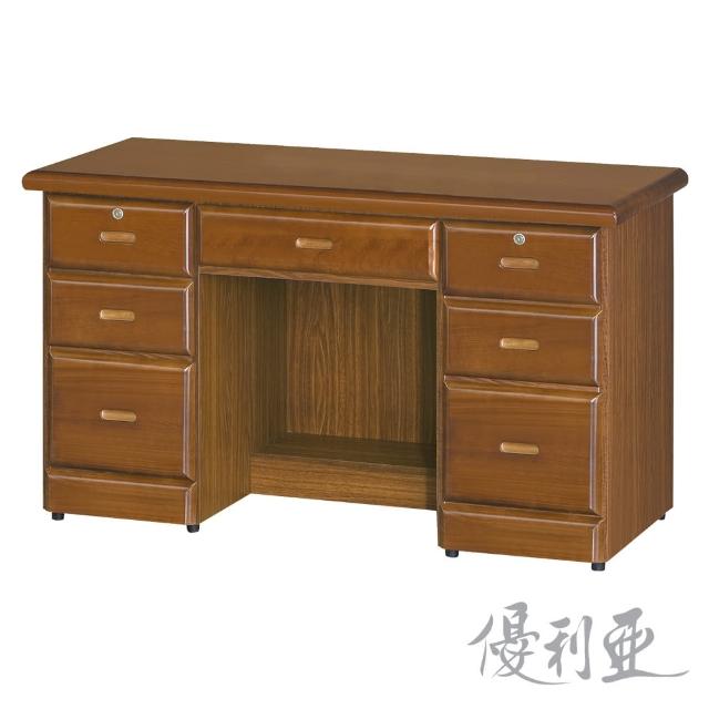 【優利亞-藝瑄】4.2尺辦公桌兼書桌(2色)