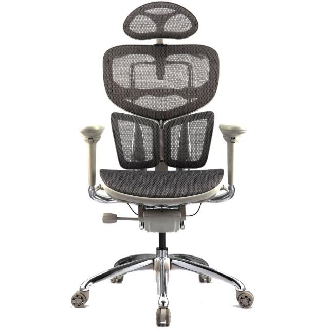 【aaronation愛倫國度】BUTTERFLY系列-人體工學椅-辦公椅(JQ-SL-A7-灰)
