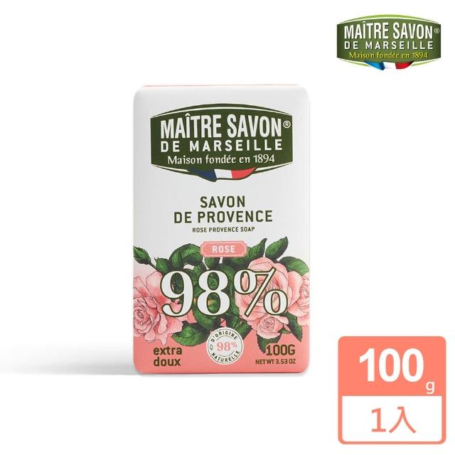 【法國 玫翠思】普羅旺斯植物皂100g(玫瑰)