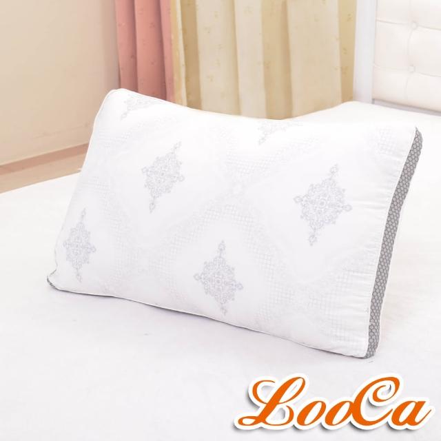 【LooCa】古典3D蠶絲棉枕(1入)