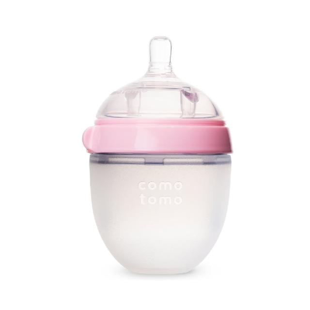 【comotomo】矽膠奶瓶150ML(粉紅色)