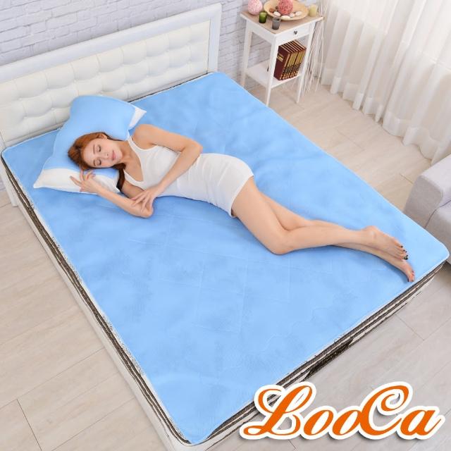 【送4D透氣枕墊x2】LooCa蜂巢4D透氣雙面涼爽床墊(雙人)