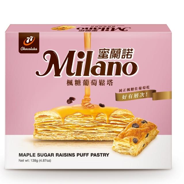 【77】Milano蜜蘭諾楓糖葡萄鬆塔12入