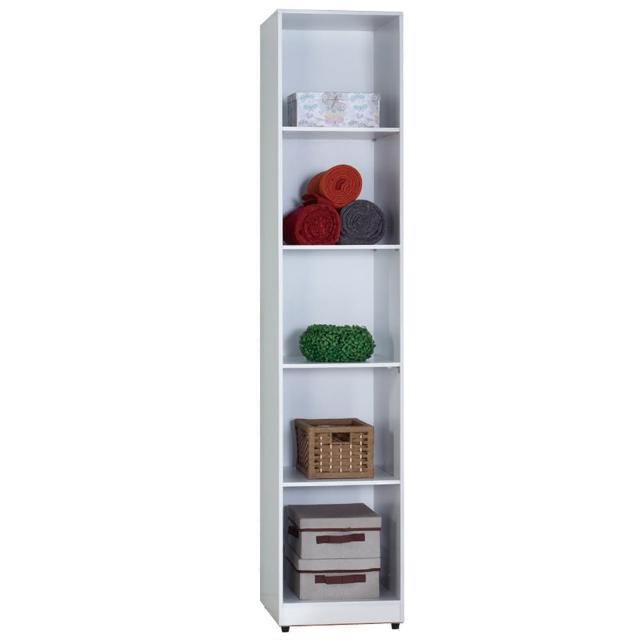 【AT HOME】凱倫1.3尺白色開放隔板衣櫃