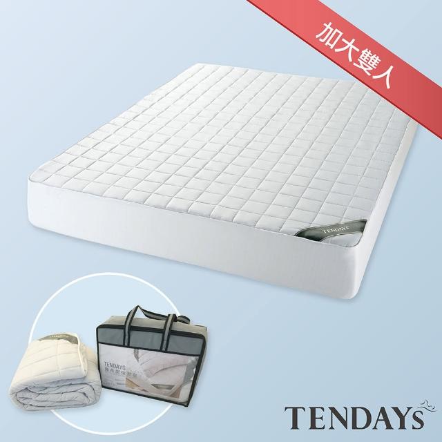 【TENDAYS】備長炭床包型保潔墊(加大雙人 6尺)