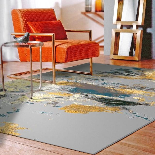【范登伯格】彩繪藝術風地毯-潑畫(133x190cm)