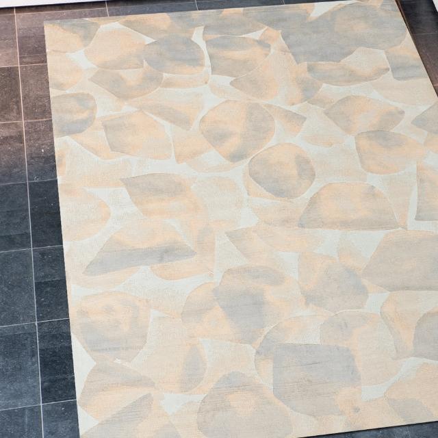【Ambience】比利時 Aquarel 絲毯(石紋 140x200cm)