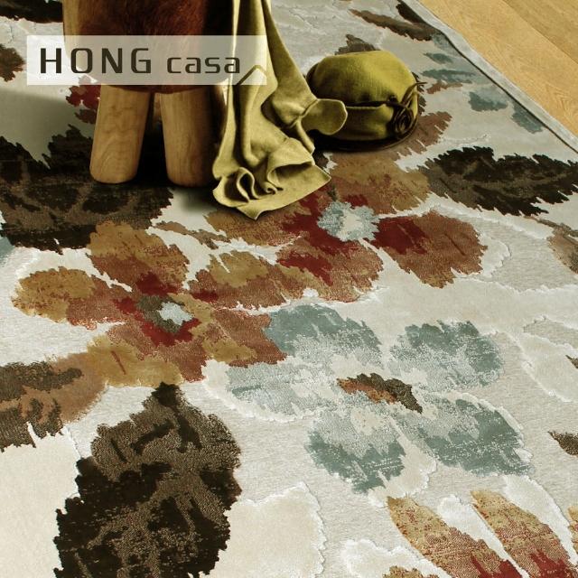 【范登伯格】法蘭斯 頂級立體雕花絲質地毯-花語(160x230cm)
