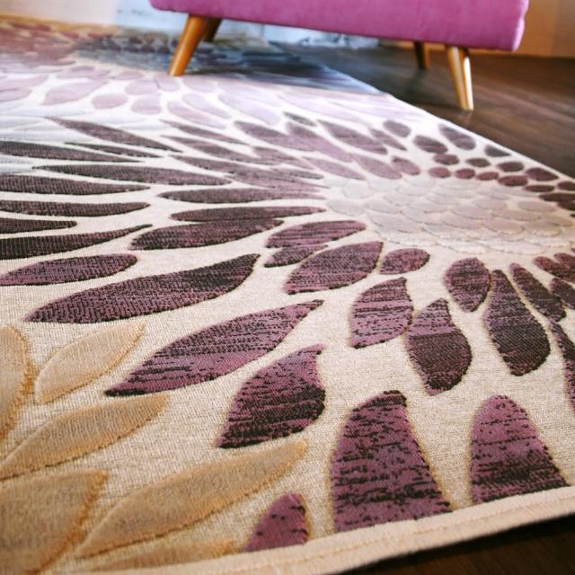 【范登伯格】法蘭斯 頂級立體雕花絲質地毯-燦花(160x230cm)