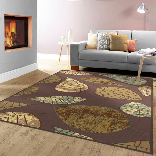 【范登伯格】法爾達 頂級立體雕花絲質地毯-葉子(200x300cm)