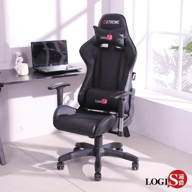 【LOGIS】闇E-SPORTS聯盟皮面電競椅 電腦椅 主管椅 賽車椅 皮椅1619