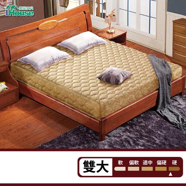 【IHouse】薩科拉 硬式高碳鋼連結式彈簧床墊(雙大6x6.2尺)