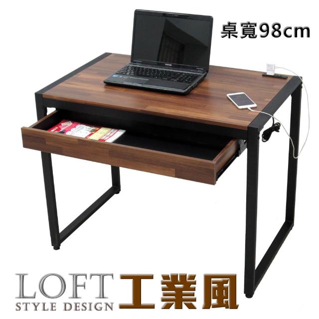 【Z.O.E】LOFT 98公分工業風 電腦桌 書桌 辦公桌