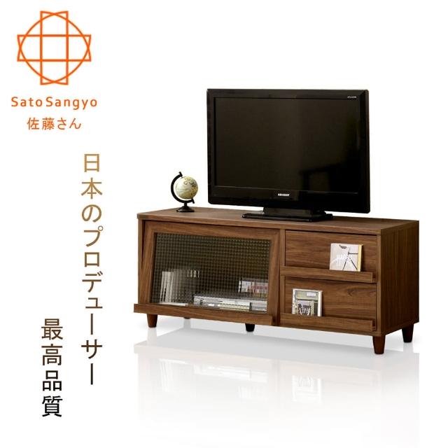 【Sato】NEFLAS時間旅人二抽一門電視收納櫃(幅120cm)