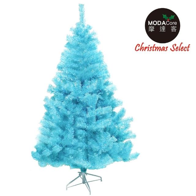 【摩達客】台灣製 6呎-6尺 180cm 豪華版冰藍色聖誕樹裸樹(不含飾品 不含燈)