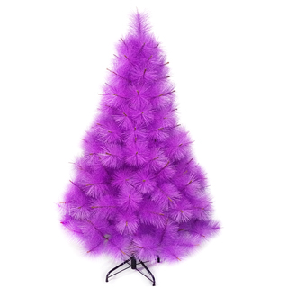 【摩達客】台灣製5尺-5呎 150cm 特級紫色松針葉聖誕樹裸樹(不含飾品 不含燈)