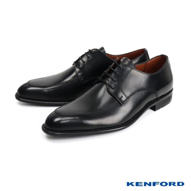 【KENFORD】裙飾U-Tip德比紳士鞋(經典黑 KB47-BL)