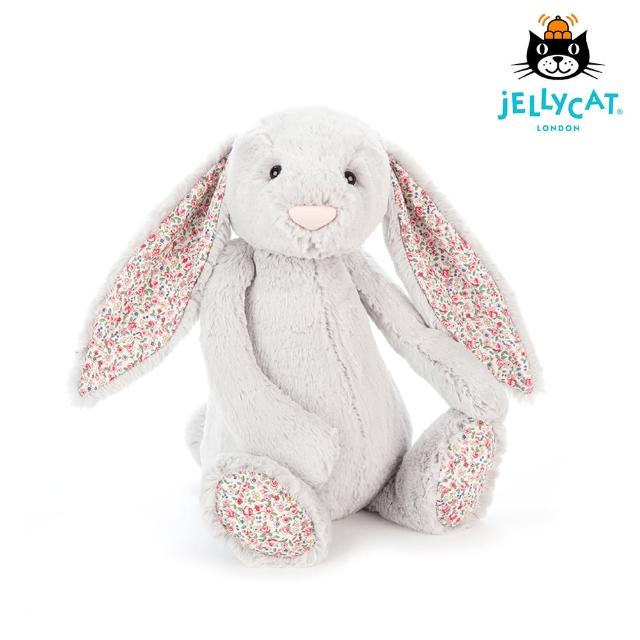 【JELLYCAT】36cm 兔子安撫玩偶(Blossom Silver 碎花銀)