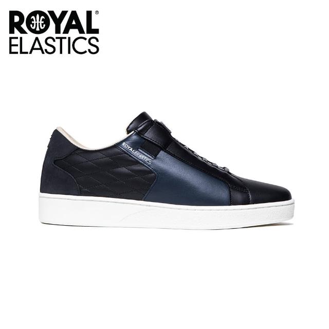 ROYAL Elastics【ROYAL Elastics】男-Adelaide 黑藍真皮時尚休閒鞋(02711-995)