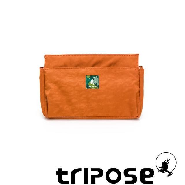 【tripose】MEMENTO微皺尼龍袋中袋(躍動橘)