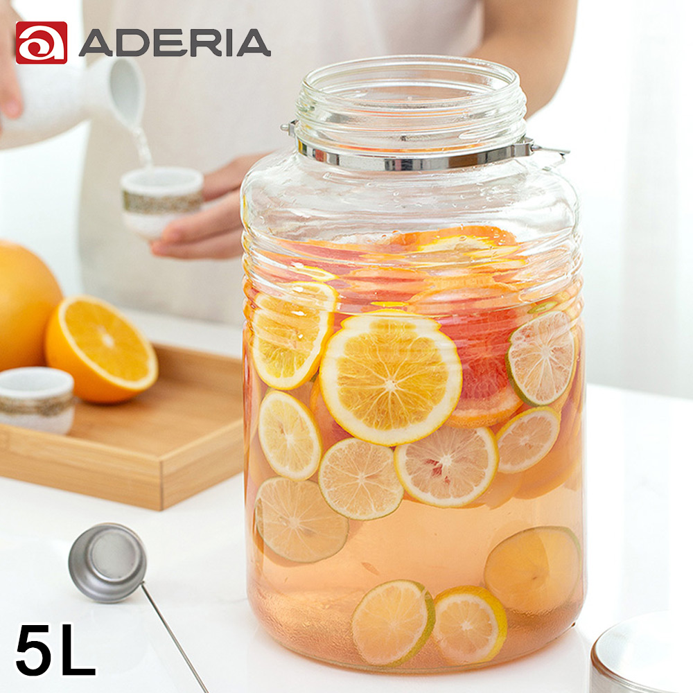 Aderia 日本進口時尚玻璃梅酒瓶附勺子5l 醃製梅酒日本製 Momo購物網 Aderia 日本進口時尚玻璃梅酒瓶附勺子5l 醃製梅酒日本製 Momo購物網