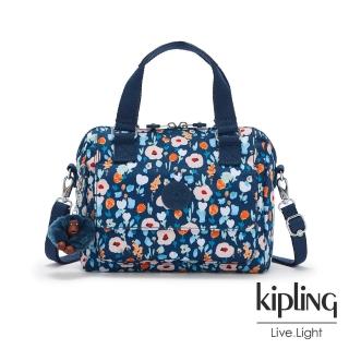 【KIPLING】牧場彩繪風格翻蓋手提側背包-ZEVA