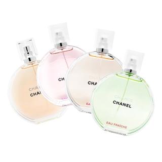 【CHANEL 香奈兒】CHANCE淡香水50ml 粉紅甜蜜/橙光輕舞/綠色氣息/黃色邂逅.四款任選(平輸)