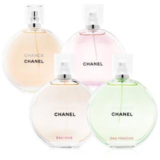 【CHANEL香奈兒】CHANCE 淡香水100ml 粉紅甜蜜/橙光輕舞/綠色氣息/黃色邂逅.四款任選(平輸)