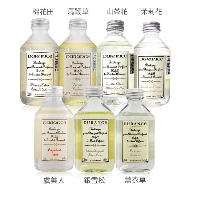 【DURANCE 朵昂思】大地擴香補充瓶250ml-山茶花/茉莉花/馬鞭草/棉花田/虞美人(多款可選-航空版)