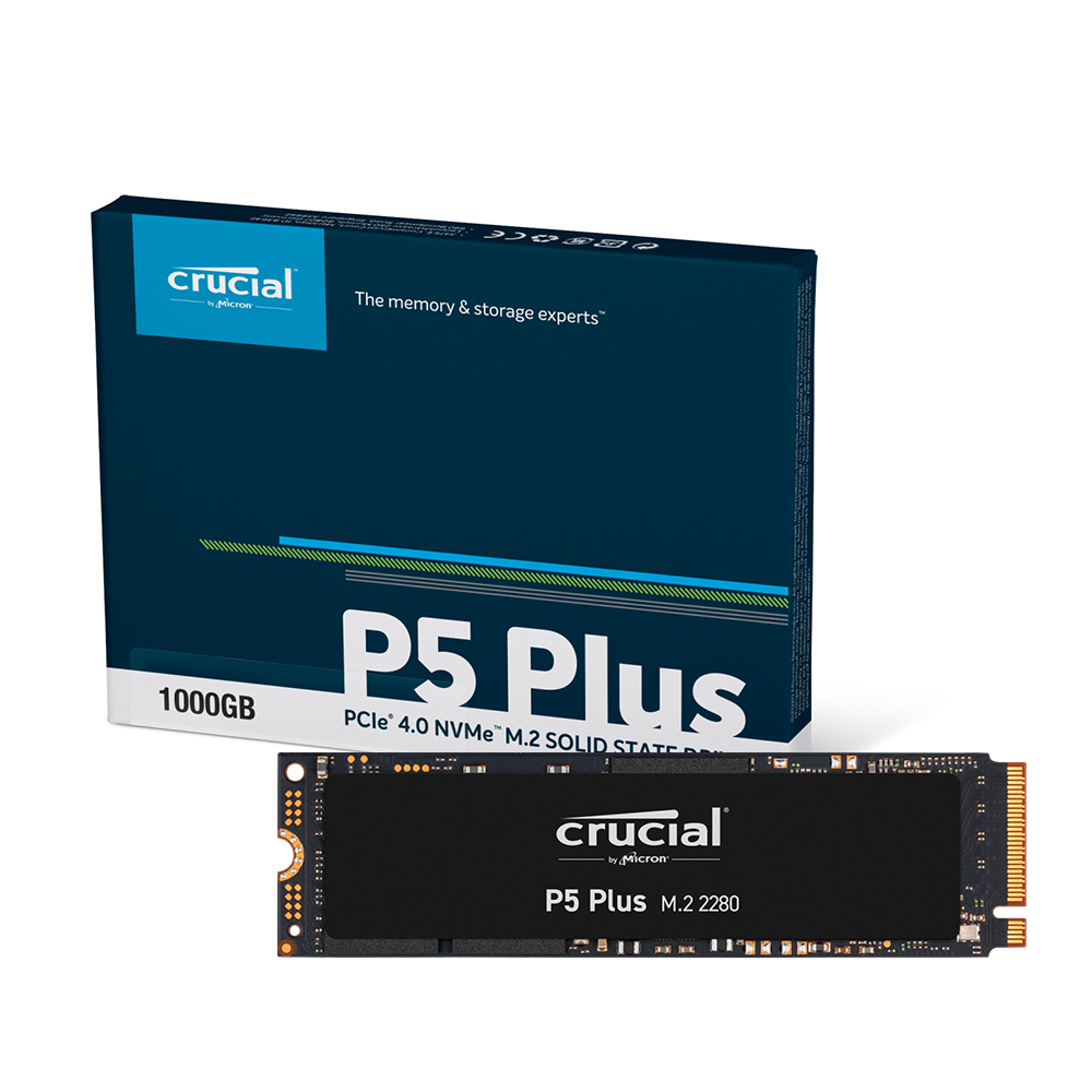 Crucial 美光】P5 Plus 1TB PCIe M.2固態硬碟(讀：6600M/寫：5000M 