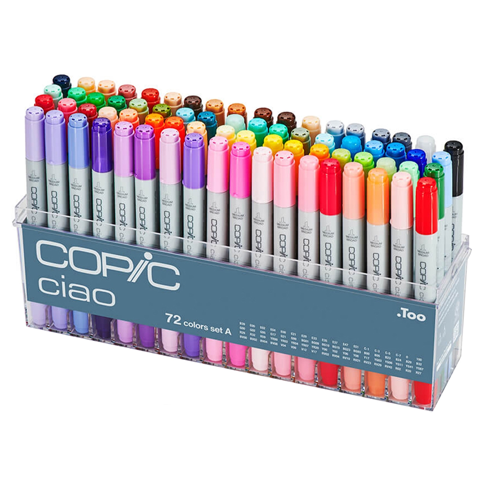 COPIC】Ciao第三代圓桿麥克筆36 Color Set A 36色A色系36A /盒(日本