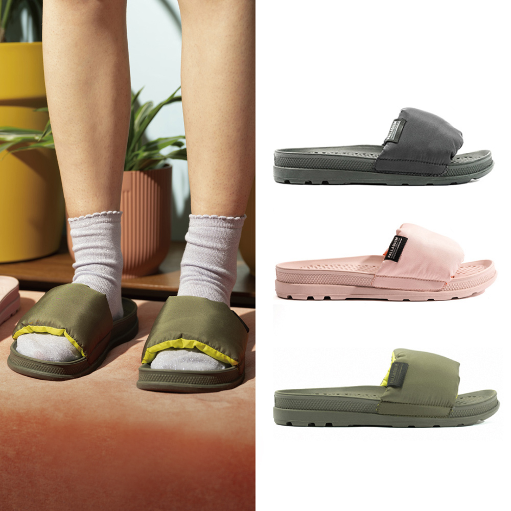【Palladium】SOLEA SLIDE PAD輕量科技尼龍拖鞋-中性-三色任選