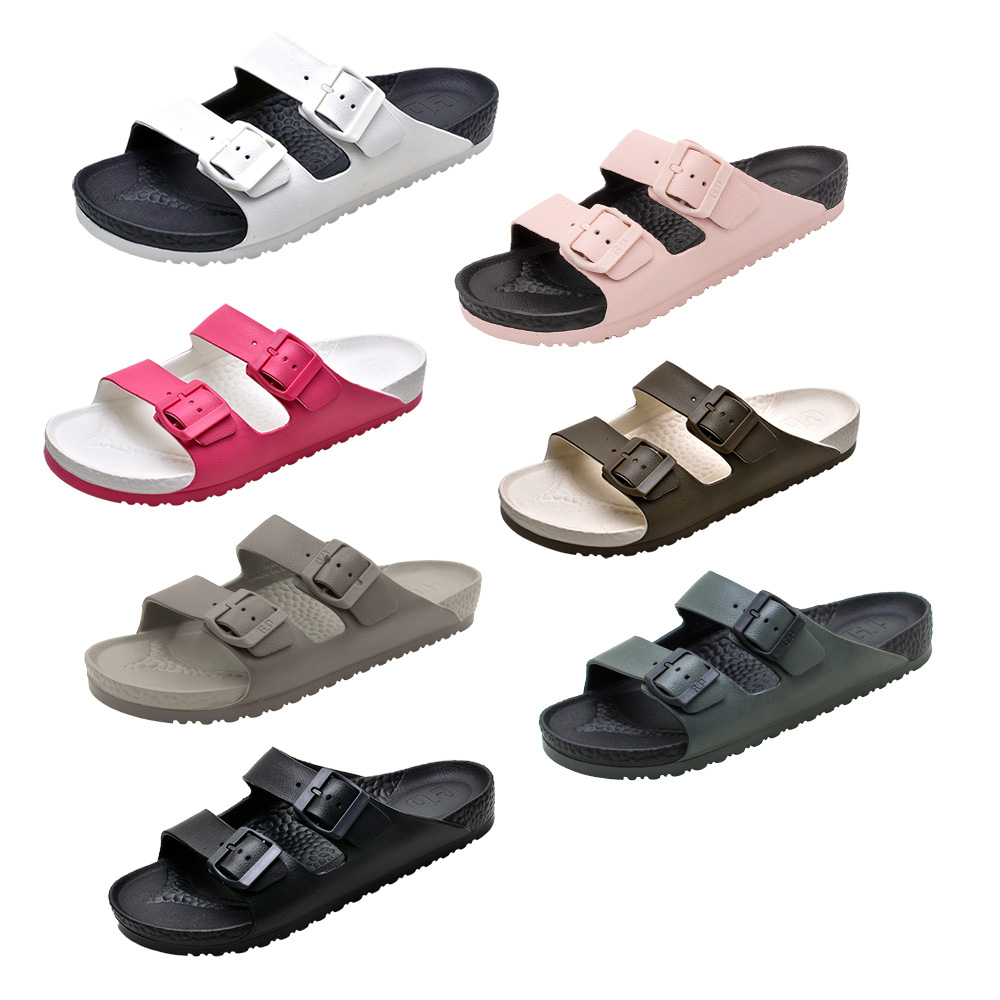 【G.P】AQUOS雙色雙硬度柏肯防水拖鞋A5115(SIZE:36-44 共九色)