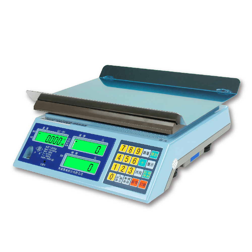 【BHL 秉衡量】英展全電壓防蟑夜光計價秤 AE+-30K 包含贈品1+1個防塵套〔30kgx5g〕(AE+-30K)