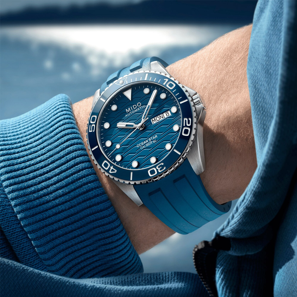 【MIDO 美度】官方授權經銷商 M3 OCEAN STAR 海洋之星 200C 陶瓷圈 潛水機械腕錶(M0424301704100)