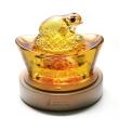 【AF AMBER ART】招財金蟾蜍琥珀聚寶盆(琥珀招財擺件)