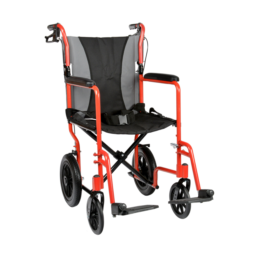 【贈外出防塵袋、後掛購物袋】恆伸醫療器材 ER-0012-1 輕量型 後折背拆腳輪椅(加贈商品 花色隨機出貨)