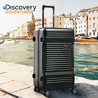 【Discovery Adventures】工具箱28吋4色可選飛機輪TSA海關鎖PC鋁框行李箱/旅行箱 行李箱(行李箱)