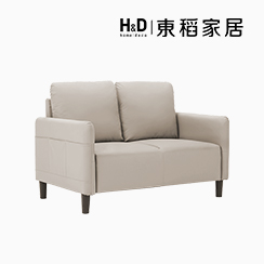 【H&D 東稻家居】艾莉婭日式簡約雙人沙發-4色