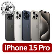 【Apple】A+ 級福利品 iPhone 15 Pro 256G 6.1吋(贈充電組)