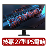 【GIGABYTE 技嘉】GS27FA 27型 IPS 180Hz電競螢幕(FreeSync/HDR/TUV護眼)