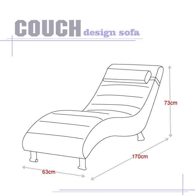 【COUCH】鑽石絨S型舒適躺椅(三色可選)